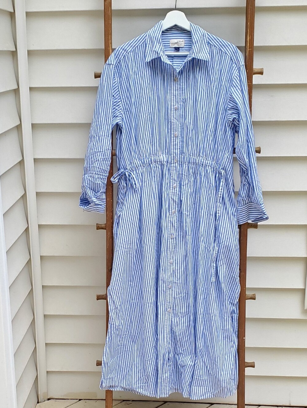 Universal Thread Striped Shirt Midi Dress Size S - Picture 2 of 5